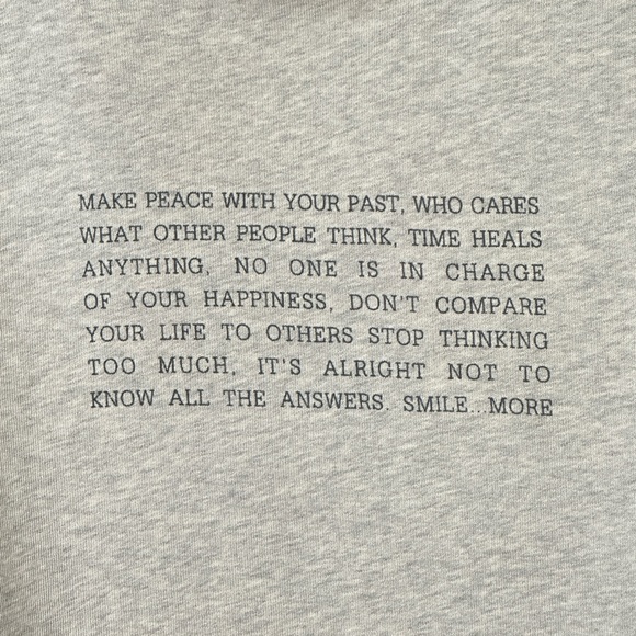 Zara Gray Crewneck Sweatshirt (Rare!) - Picture 2 of 3